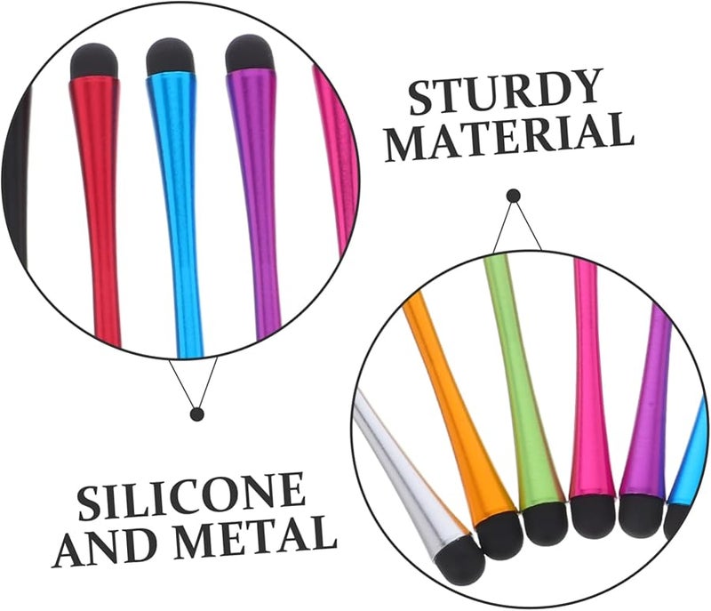 Gadpiparty 8pcs Slim Stylus Pens for Tablets Touch Screen Devices with Comfortable Grip - Image 4